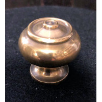 Edwardian Bloxwich Knobs - Aged Brass - Small
